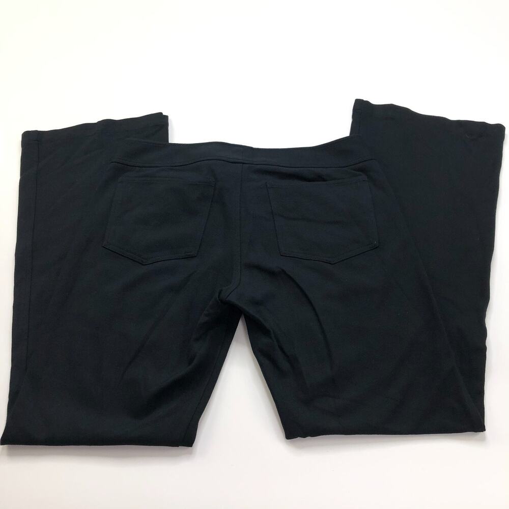 Sno Skins Pull On Rayon 10 (Fit 32W 32L) Women's Mid Rise Pants Black